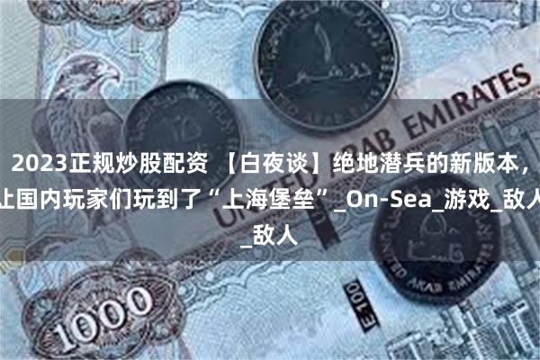 2023正规炒股配资 【白夜谈】绝地潜兵的新版本，让国内玩家们玩到了“上海堡垒”_On-Sea_游戏_敌人