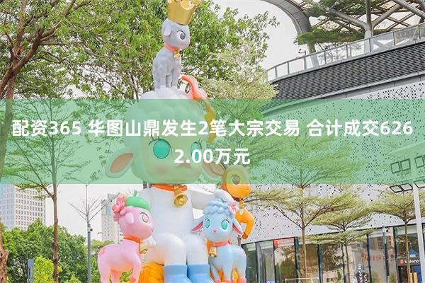 配资365 华图山鼎发生2笔大宗交易 合计成交6262.00万元